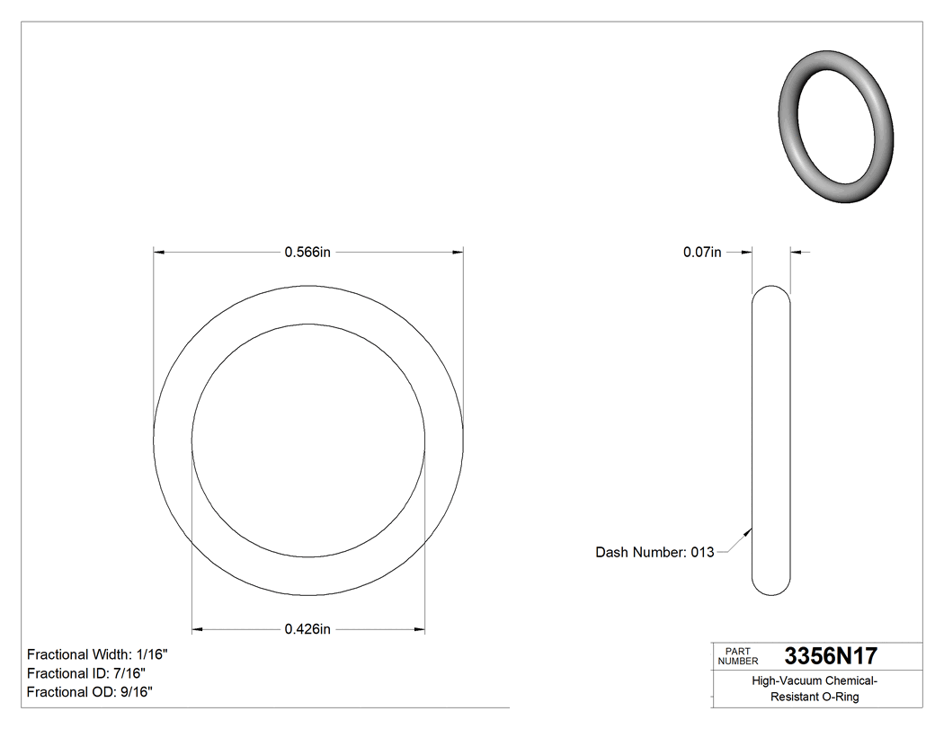 Technical drawing - 3356N17